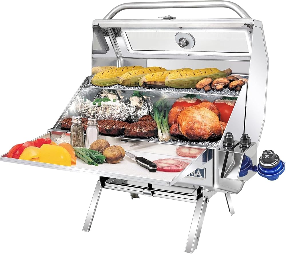 Magma Catalina II Infrared stainless rectangular grill with viewing window