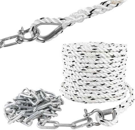 Three-Strand Nylon Rode with Chain Leader product photo