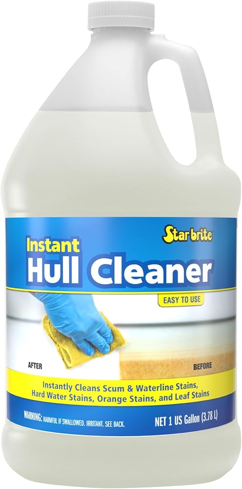 Star brite Instant Hull Cleaner one gallon container with handle and screw cap